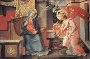 Fra Filippo Lippi The Annunciation oil on canvas